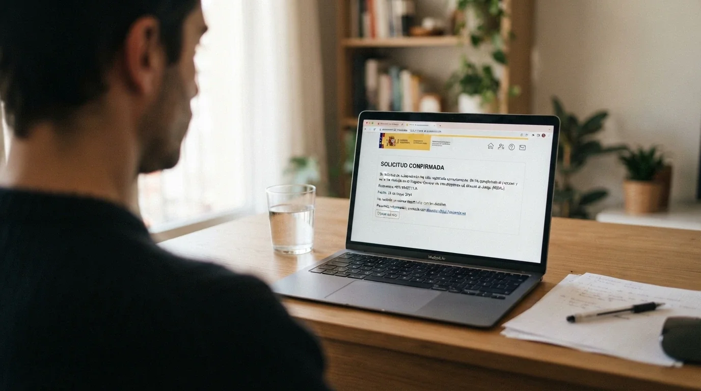 Pantalla del portal de autoexclusión RGIAJ en ordenacionjuego.es, con un mensaje que recuerda que este registro solo protege en operadores con licencia DGOJ