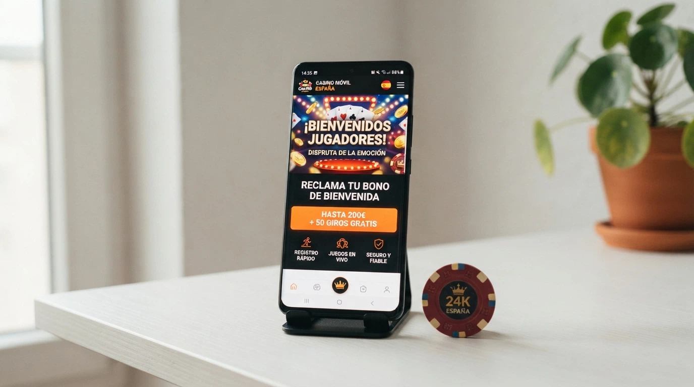 Pantalla de bienvenida de un casino online de reciente lanzamiento con el logo de Apple Pay visible entre los métodos de pago aceptados