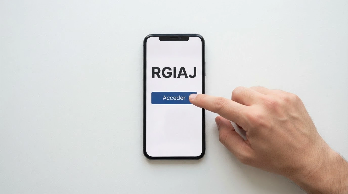 Interfaz del portal de la DGOJ mostrando la sección de acceso al RGIAJ