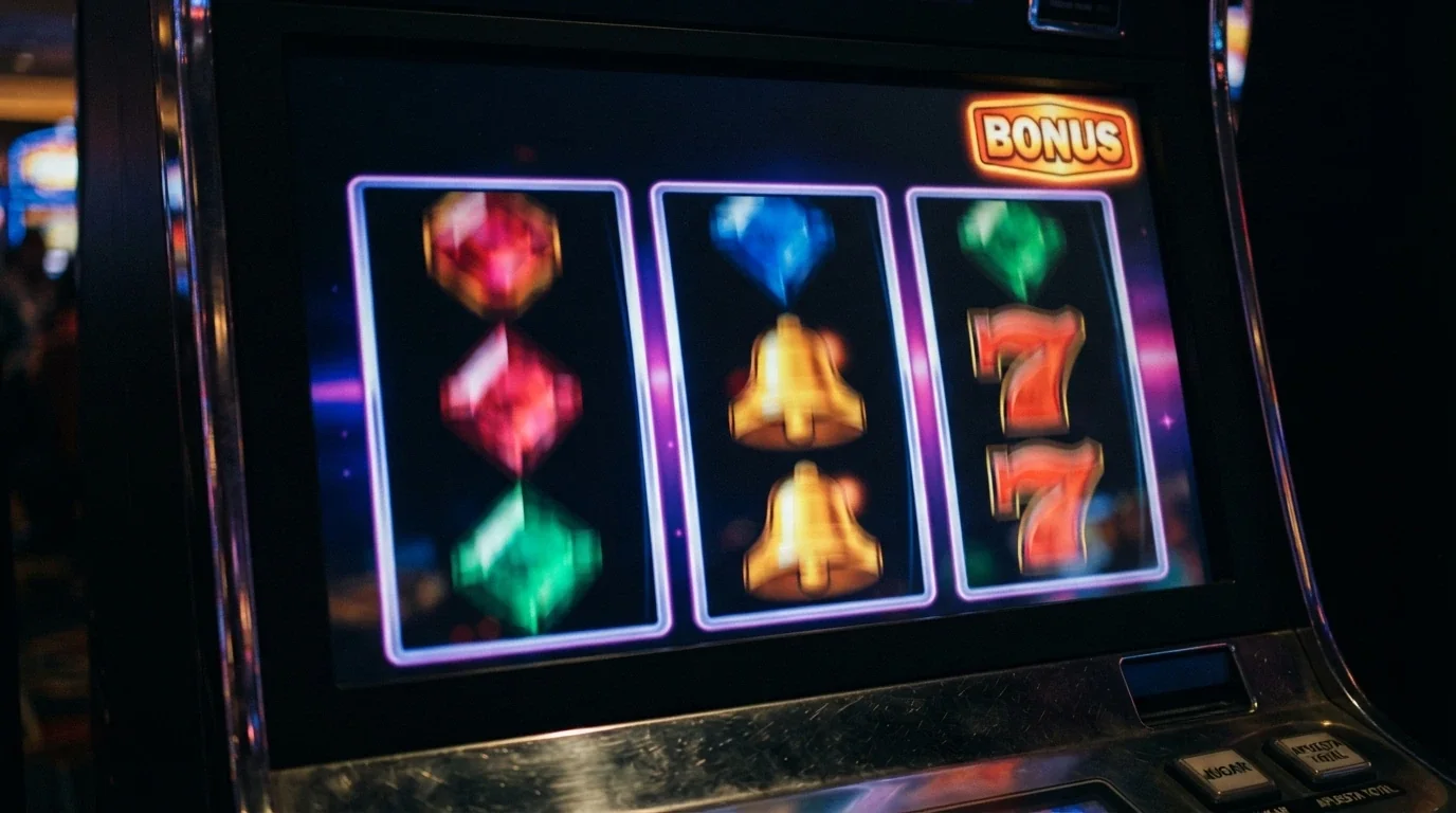 Pantalla de una slot online con el mensaje de giros de bono activados